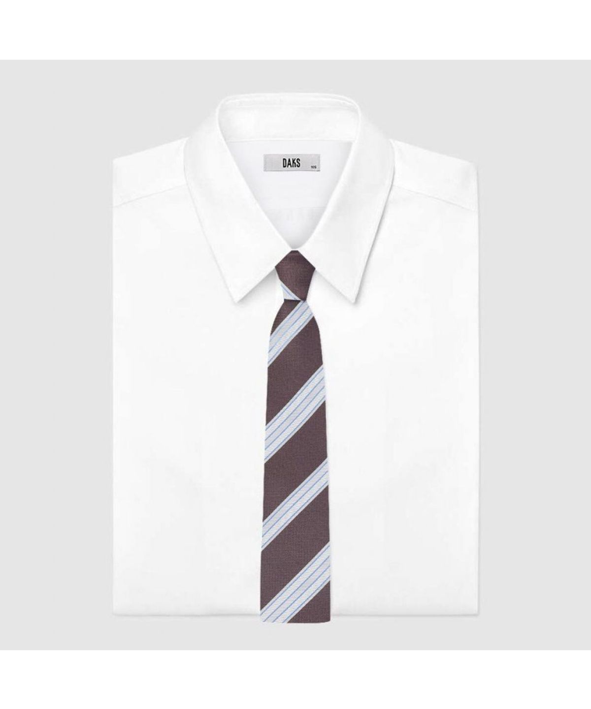 닥스셔츠(DAKS SHIRTS) 실크혼방 로얄 레지멘탈 넥타이_DLF1ACF1308W1