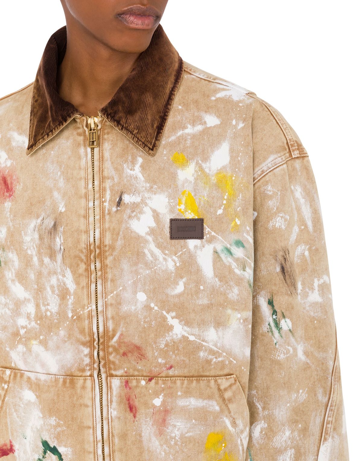 모스키노(MOSCHINO) 페인팅 코튼 불 재킷