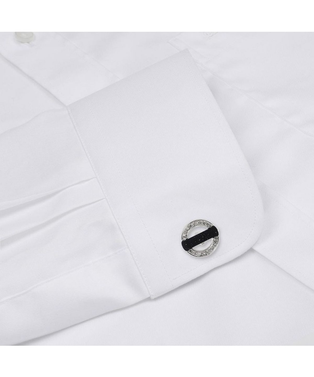 닥스셔츠(DAKS SHIRTS) 블랙 무광장식 커프스단추_DLF1ACCF103S1
