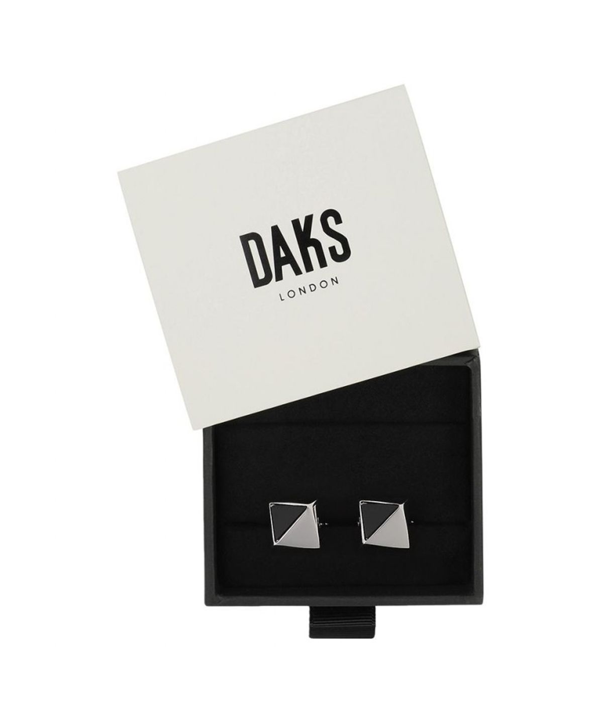 닥스셔츠(DAKS SHIRTS) 블랙 무광장식 커프스단추_DLF1ACCF103S1