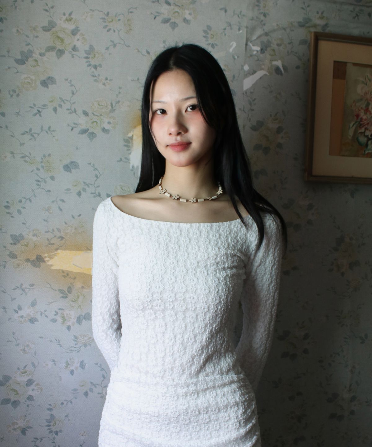 루바티(RUBATI) 다프네 우든 플라워 네크리스