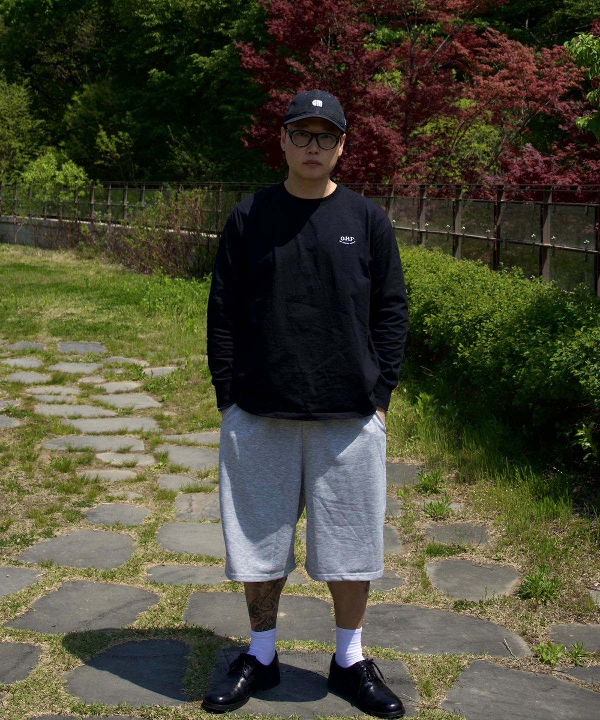 지크립(GCLIP) 데일리 스트링 밴딩 버뮤다 스웻 쇼츠 반바지_4Color
