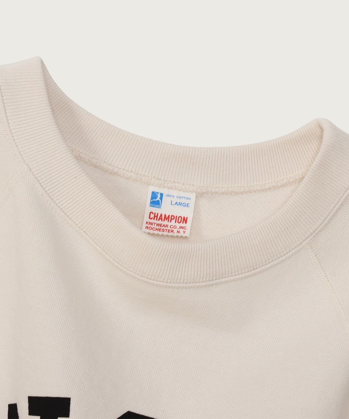 챔피온(CHAMPION) [True to Archives] CRSS 스웨트 반팔 티셔츠 Off White