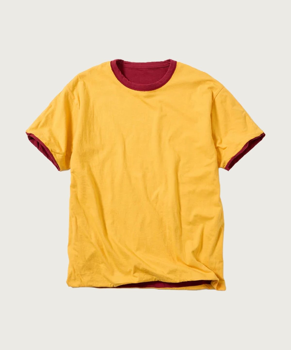 챔피온(CHAMPION) [True to Archives] USN 리버시블 빈티지 반팔 티셔츠 Maroon