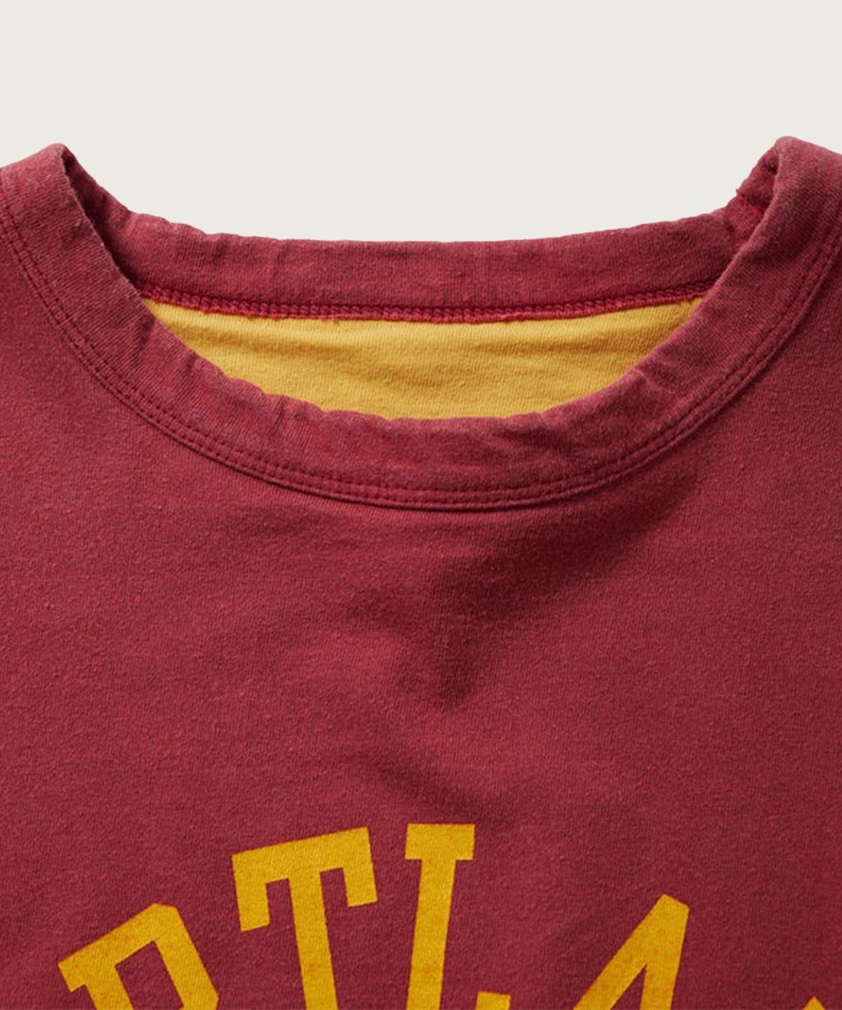 챔피온(CHAMPION) [True to Archives] USN 리버시블 빈티지 반팔 티셔츠 Maroon