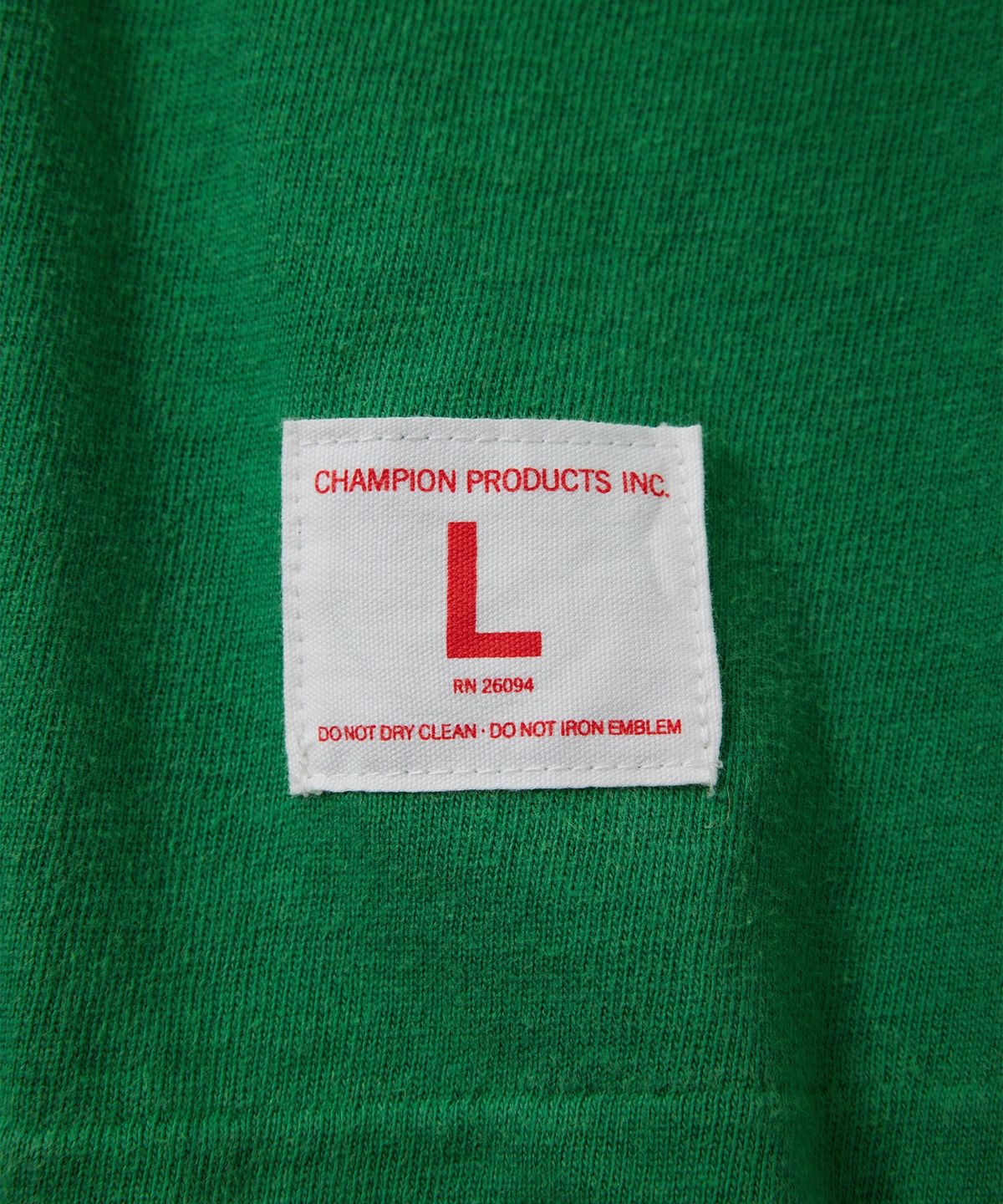 챔피온(CHAMPION) [True to Archives] 풋볼 컬러블록 7부 슬리브 티셔츠 Green