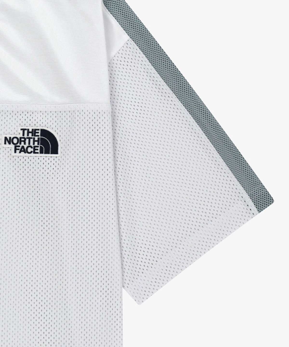 노스페이스(THE NORTH FACE) NT7US18J 화이트라벨 에어로넷 반팔 티 WHITE