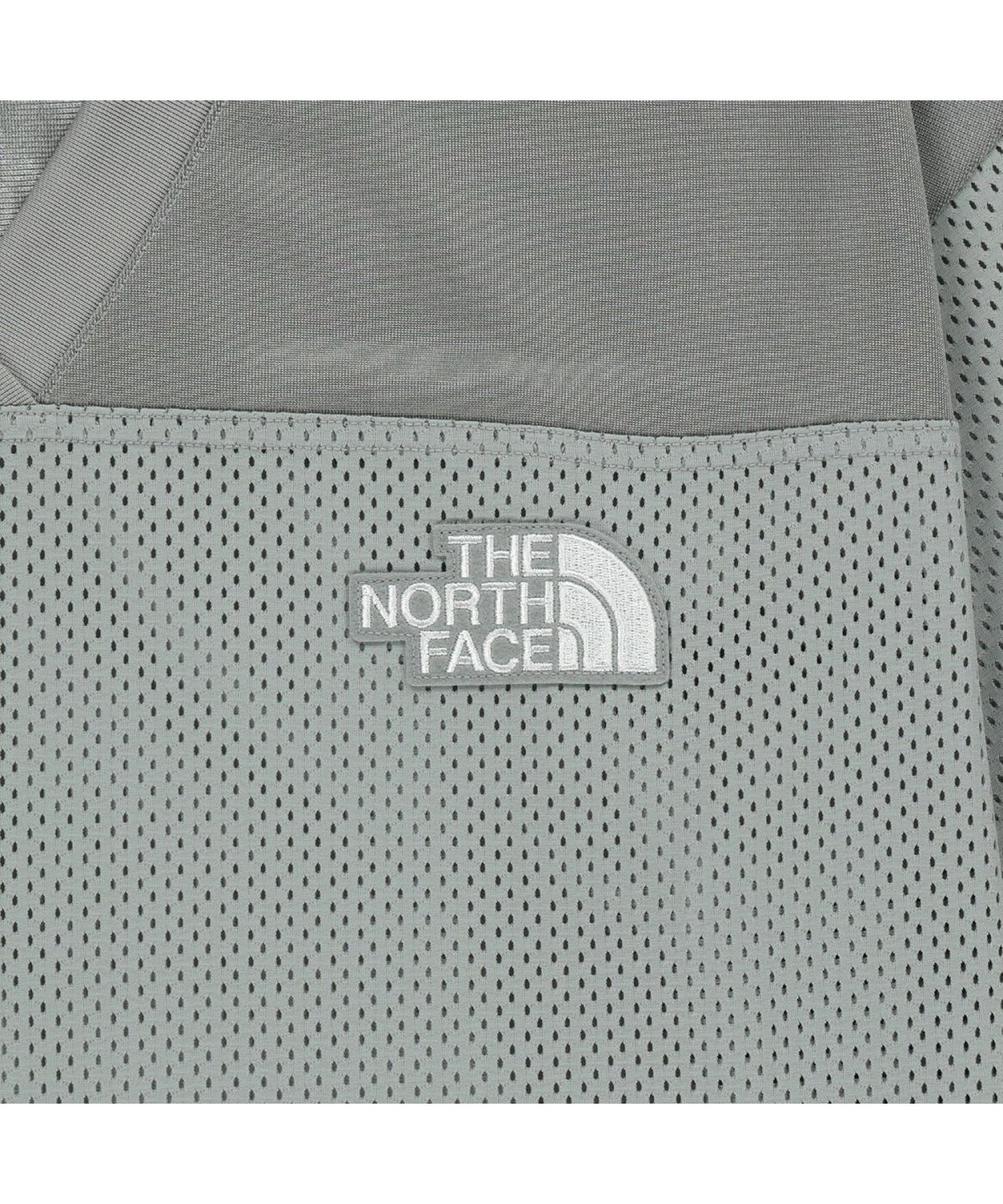 노스페이스(THE NORTH FACE) NT7US18L 화이트라벨 에어로넷 반팔 티 GRAY