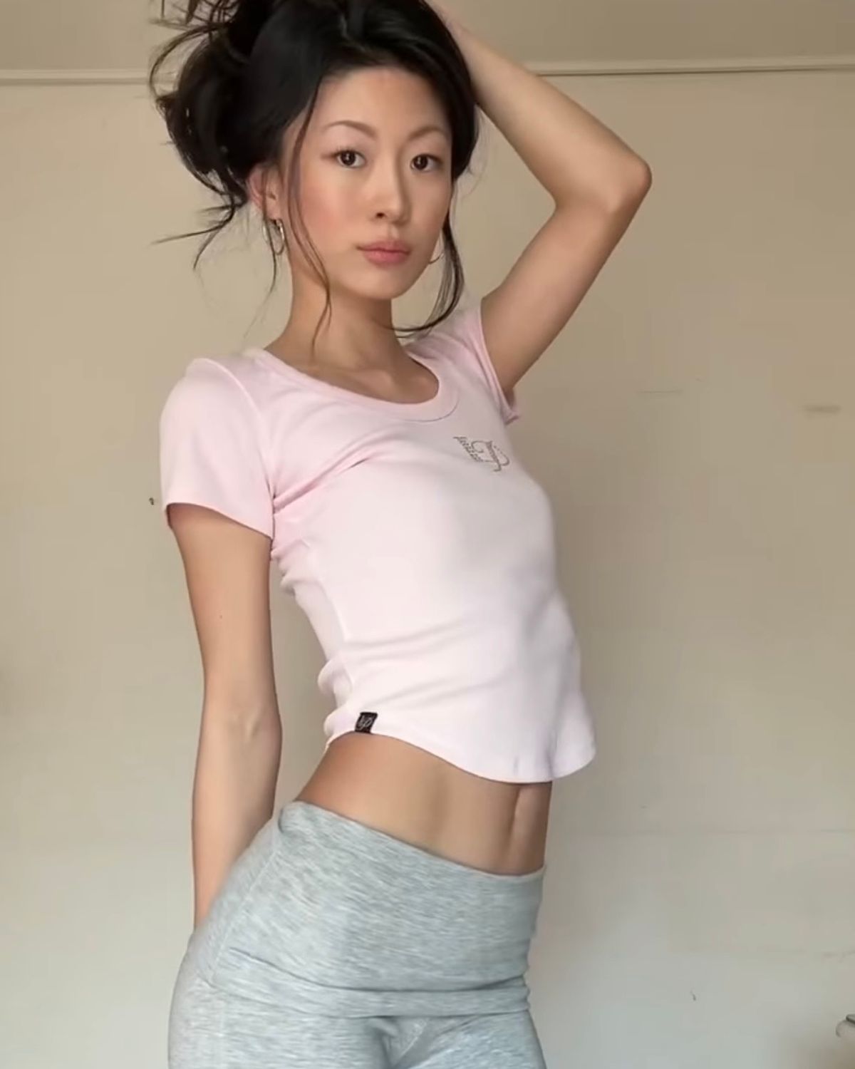 로페즈(LOPEZ) 글로우업 라인스톤 베이비티 (핑크)