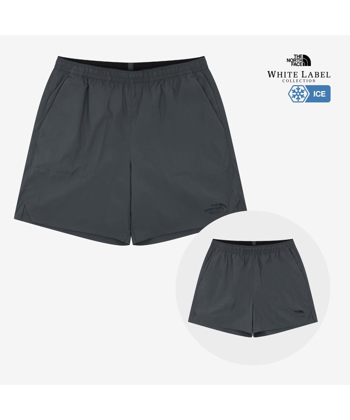 노스페이스(THE NORTH FACE) NS6NS05J 아이스맥스 쇼츠 DARK GRAY