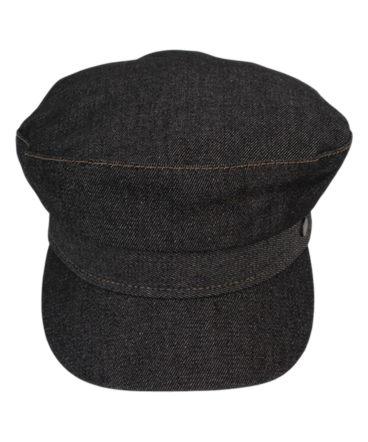 유니버셜 케미스트리(UNIVERSAL CHEMISTRY) Black Denim Logo Marine Cap 마린캡