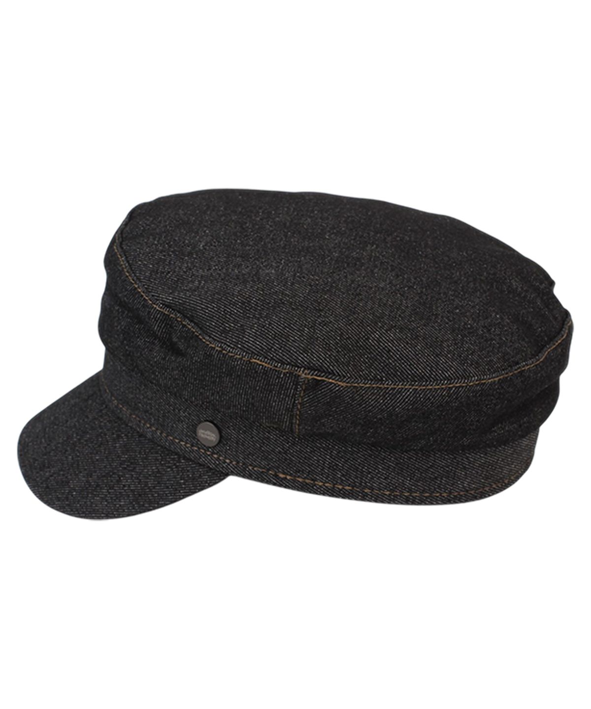 유니버셜 케미스트리(UNIVERSAL CHEMISTRY) Black Denim Logo Marine Cap 마린캡