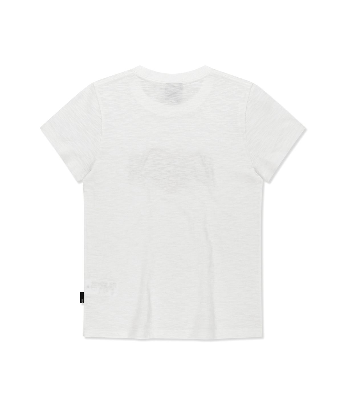 브라운브레스(BROWNBREATH) W HEART LOGO TEE - OFF WHITE