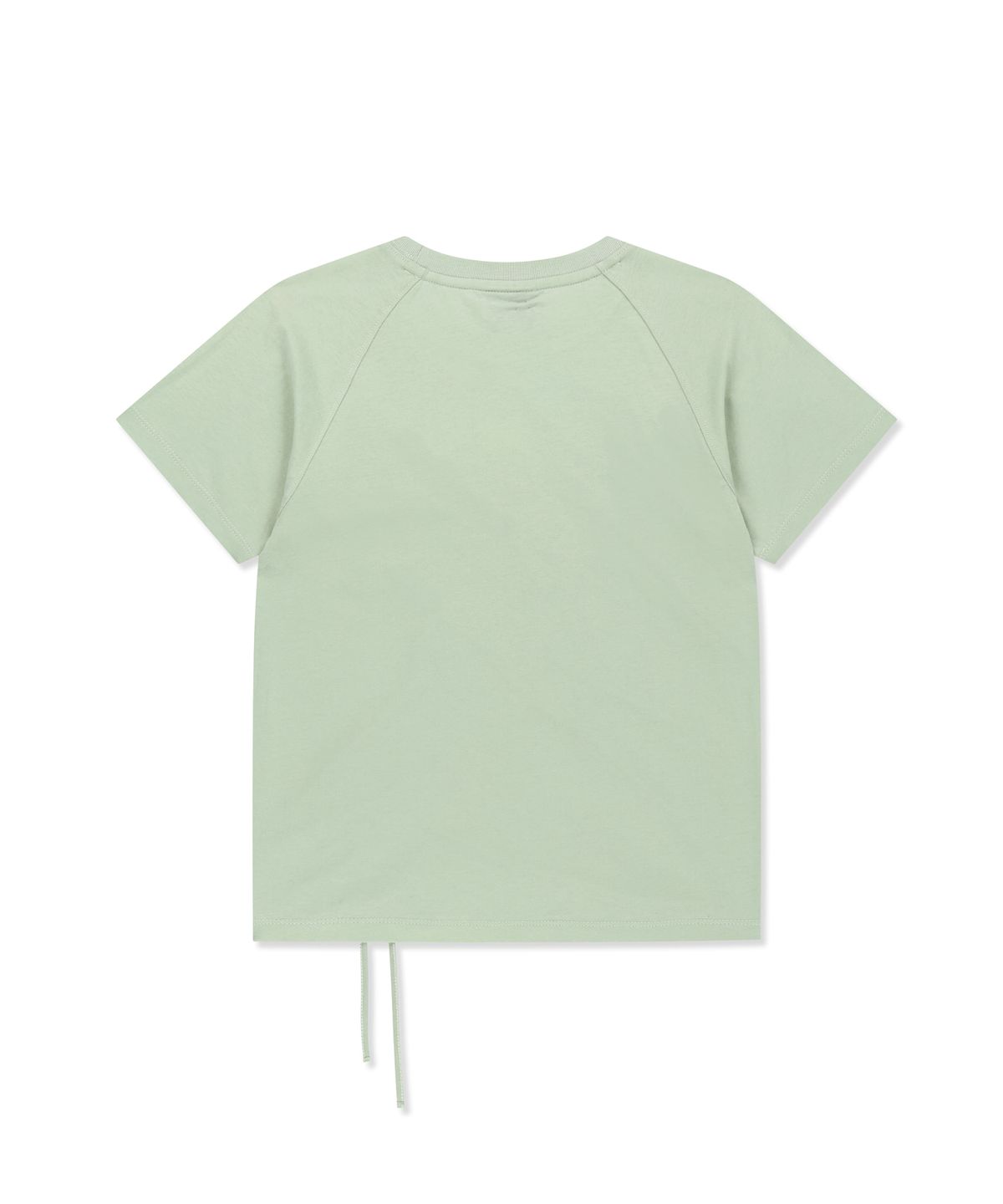 브라운브레스(BROWNBREATH) W SHIRRING POINT RAGLAN TEE - LIME