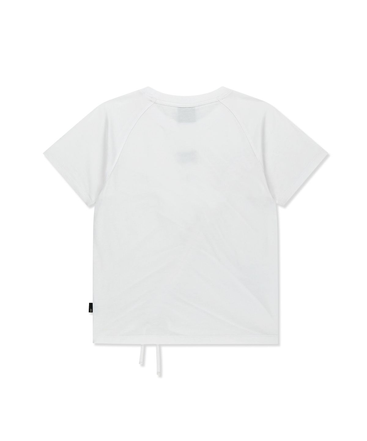 브라운브레스(BROWNBREATH) W SHIRRING POINT RAGLAN TEE - WHITE