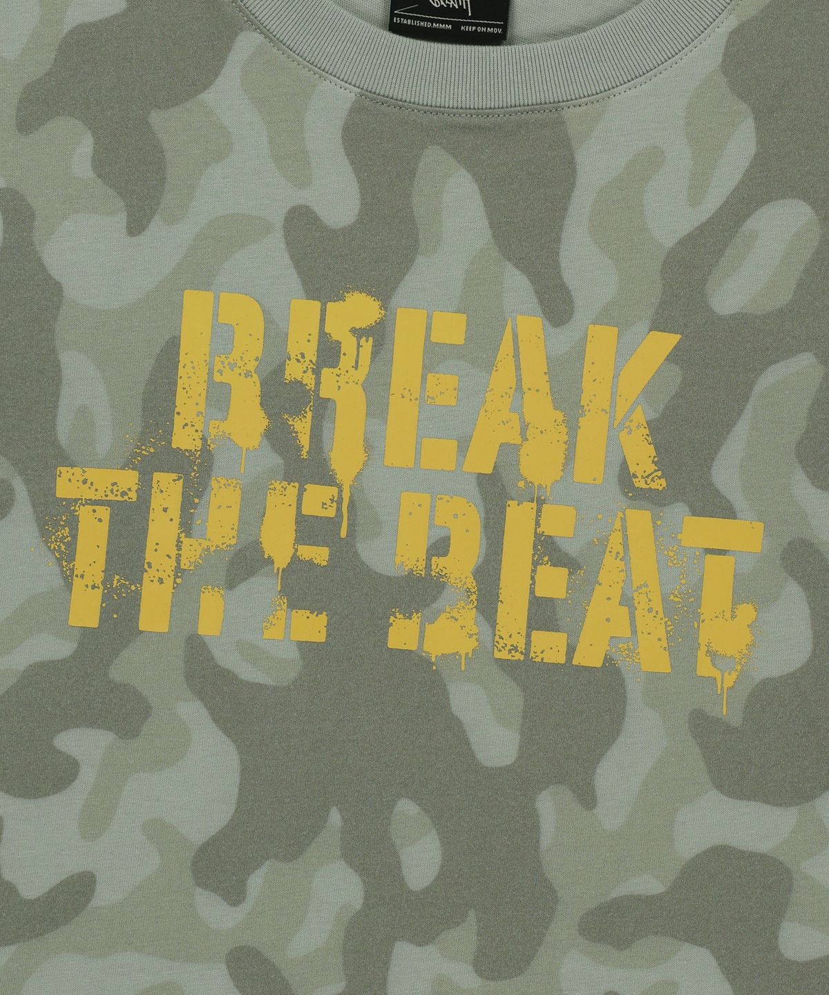 브라운브레스(BROWNBREATH) W CAMO PATTERN TEE - KHAKI