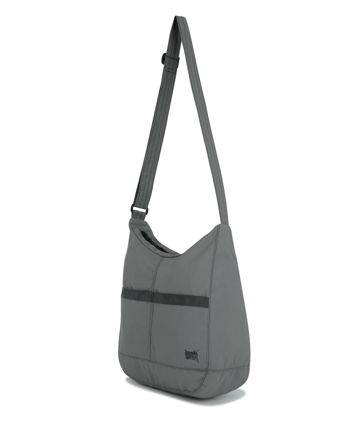 브라운브레스(BROWNBREATH) TAG NYLON MASSENGER BAG - GREY