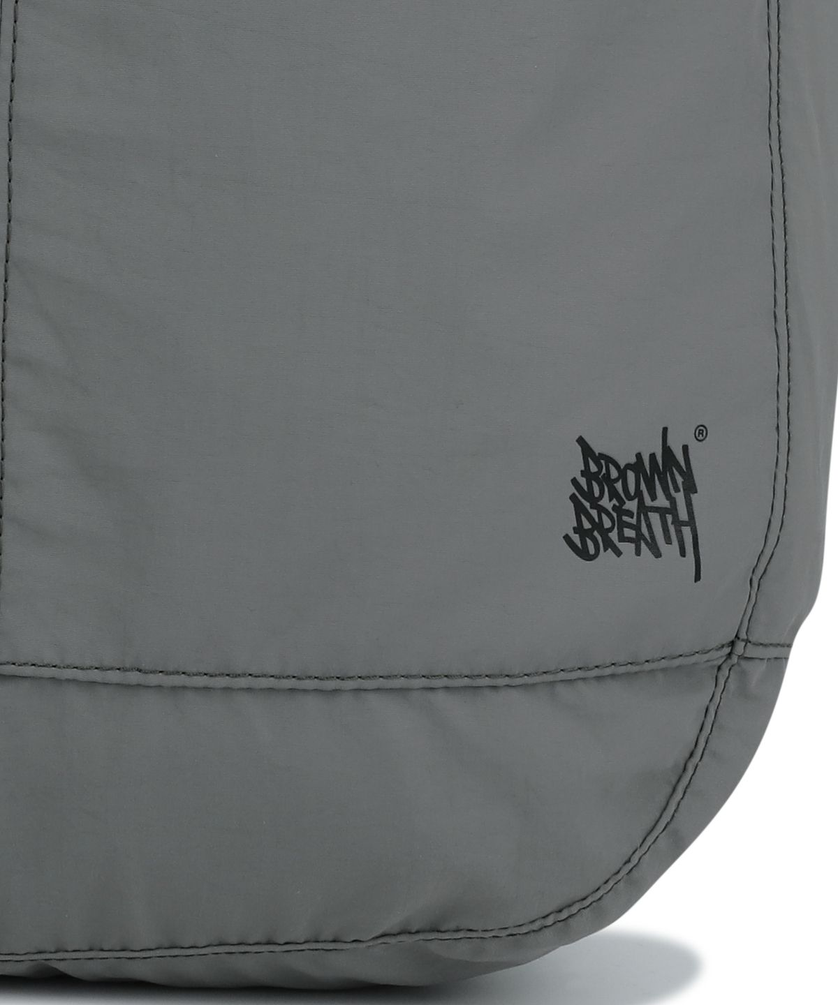 브라운브레스(BROWNBREATH) TAG NYLON MASSENGER BAG - GREY