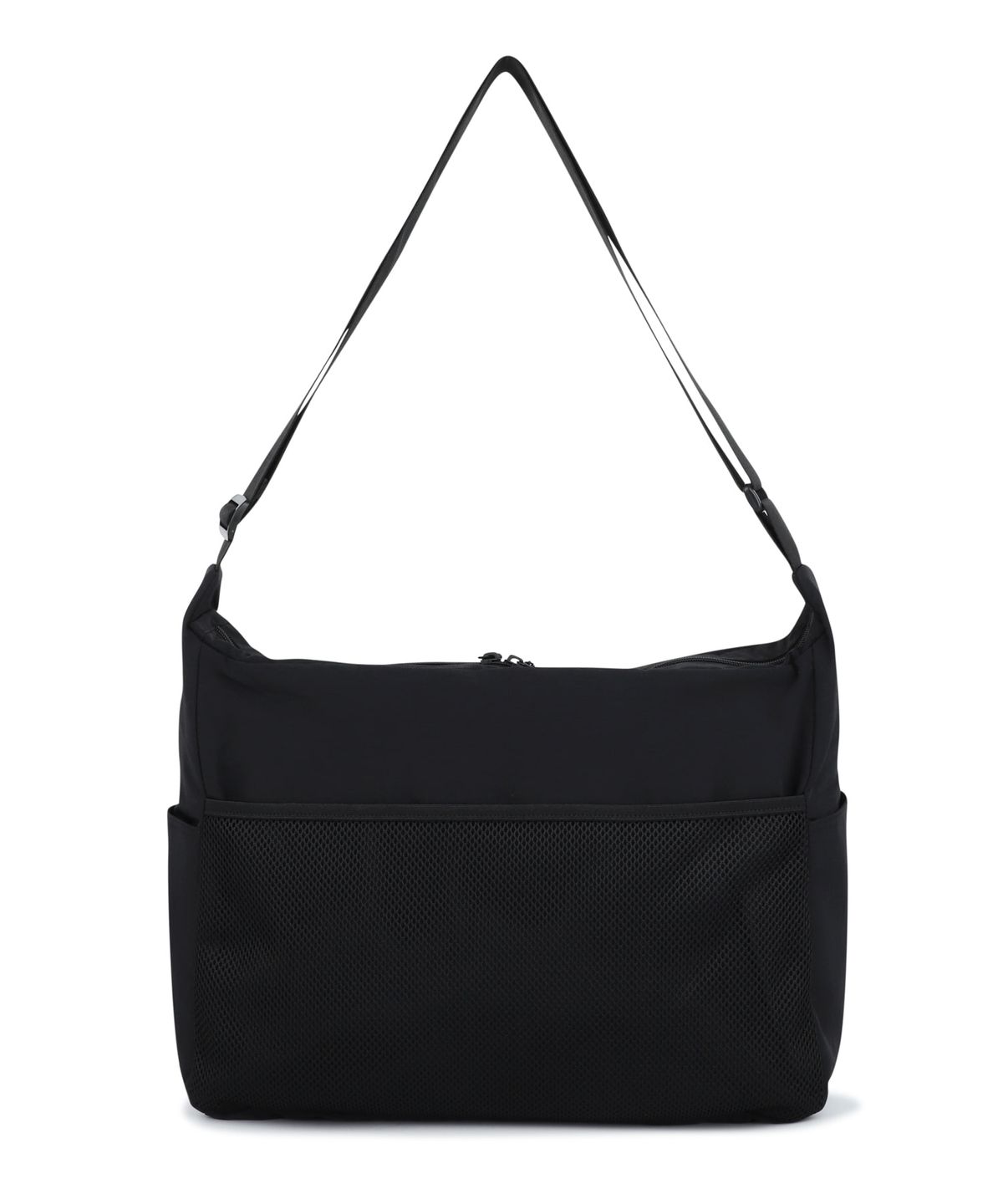 브라운브레스(BROWNBREATH) TAG NYLON CROSS BAG - BLACK