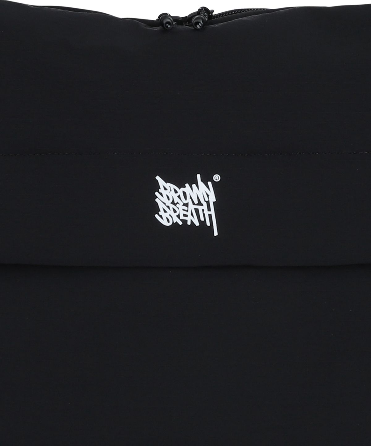 브라운브레스(BROWNBREATH) TAG NYLON CROSS BAG - BLACK