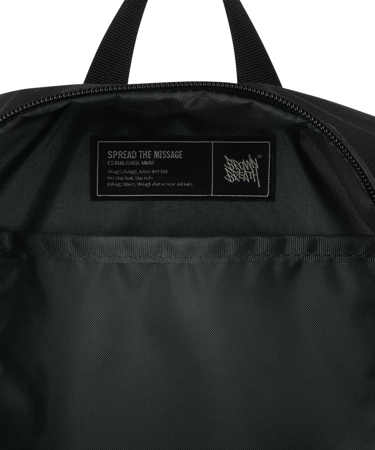 브라운브레스(BROWNBREATH) TAG LIGHT BACKPACK - BLACK