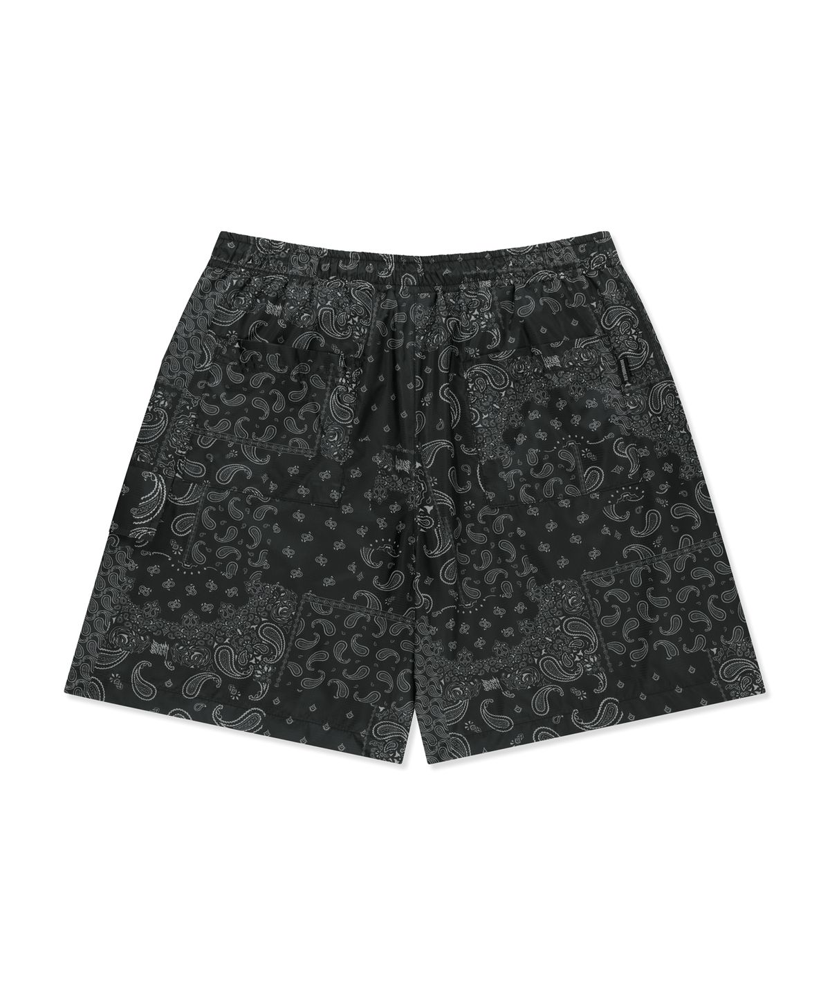 브라운브레스(BROWNBREATH) PAISLEY SHORTS - BLACK