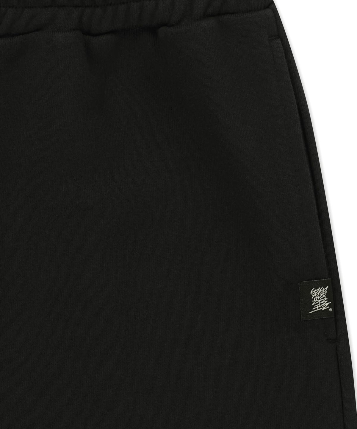 브라운브레스(BROWNBREATH) STAMP TAG SHORTS - BLACK