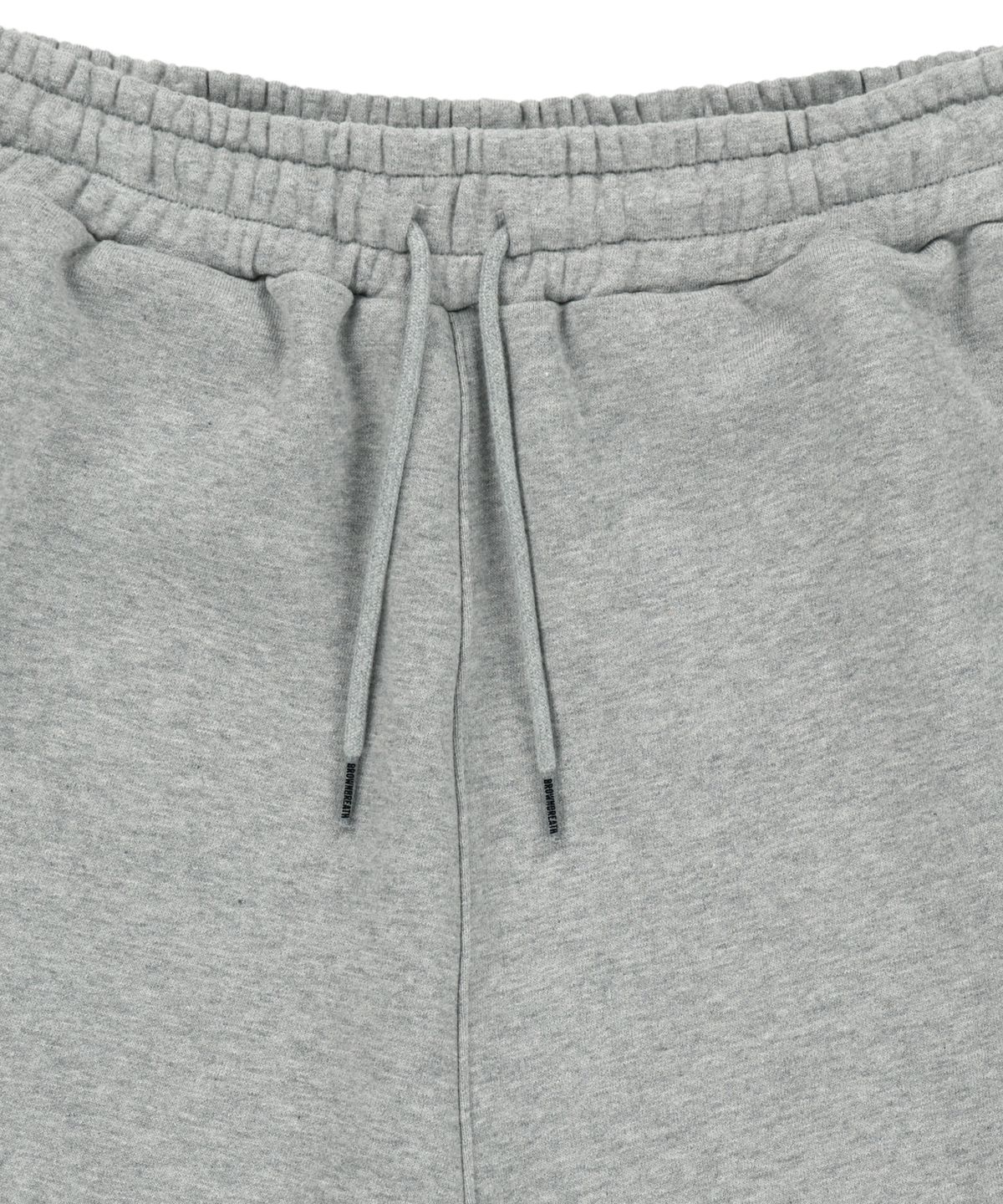 브라운브레스(BROWNBREATH) STAMP TAG SHORTS - MELANGE GREY