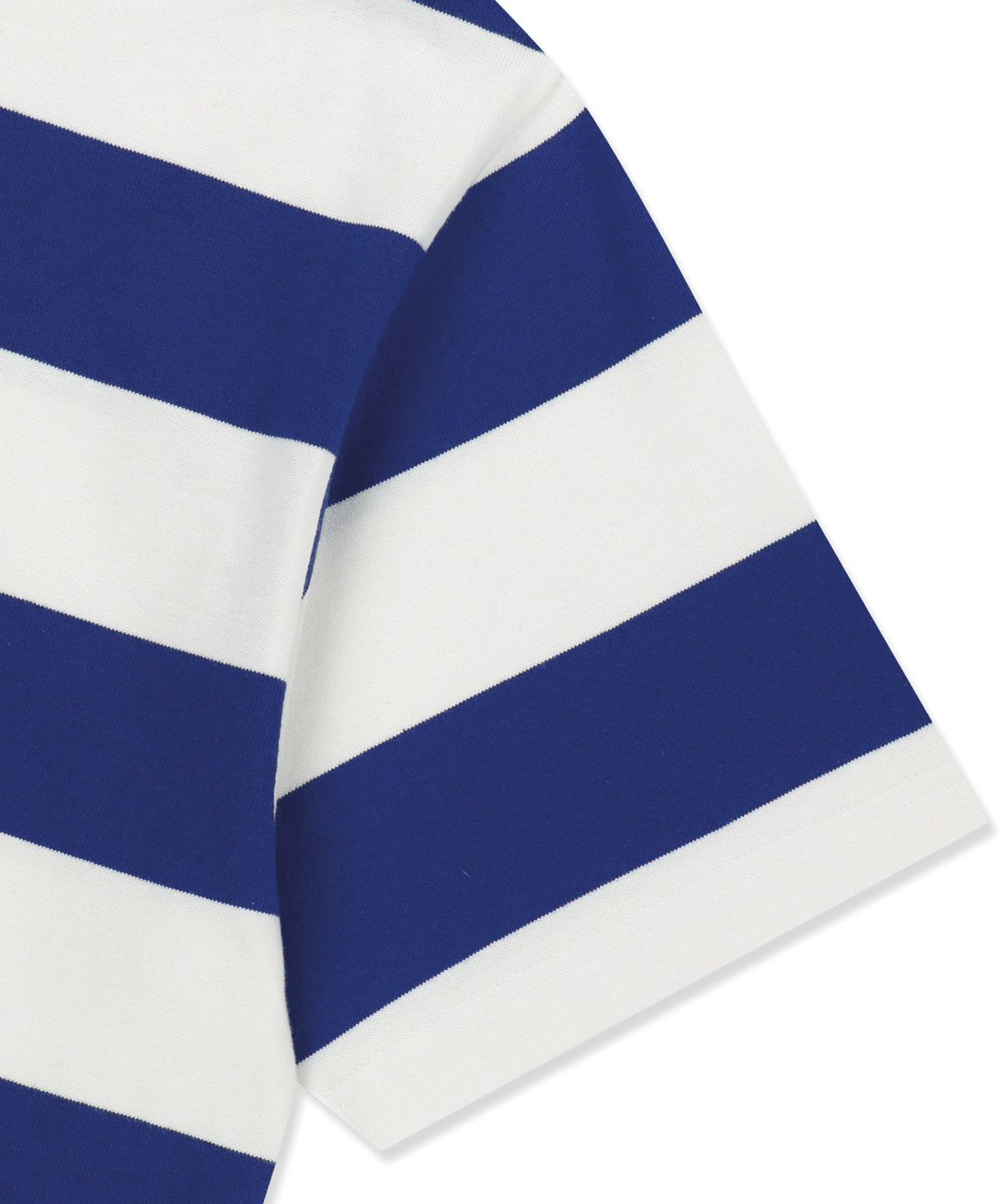 브라운브레스(BROWNBREATH) RUGBY STRIPE TEE - BLUE