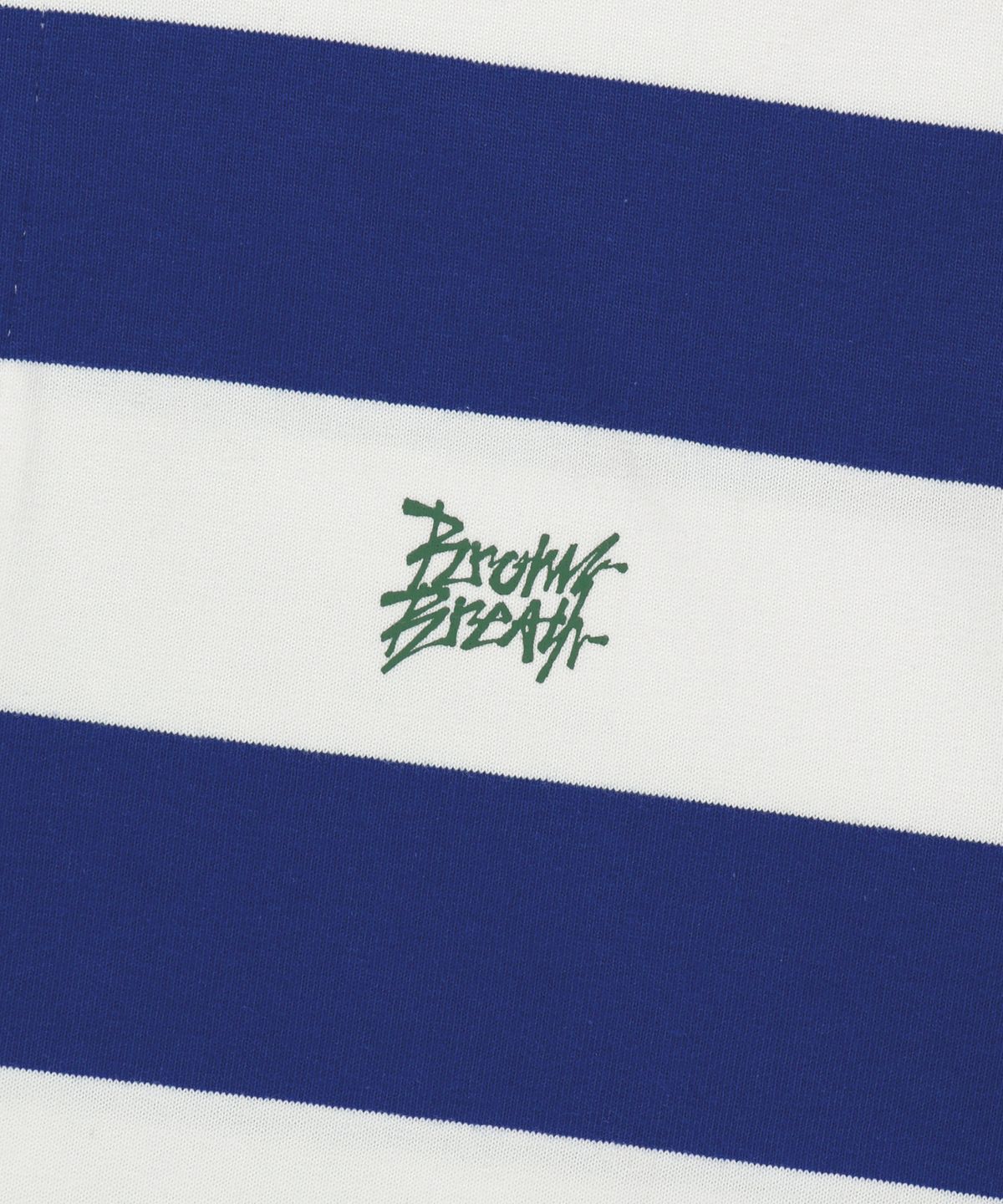 브라운브레스(BROWNBREATH) RUGBY STRIPE TEE - BLUE