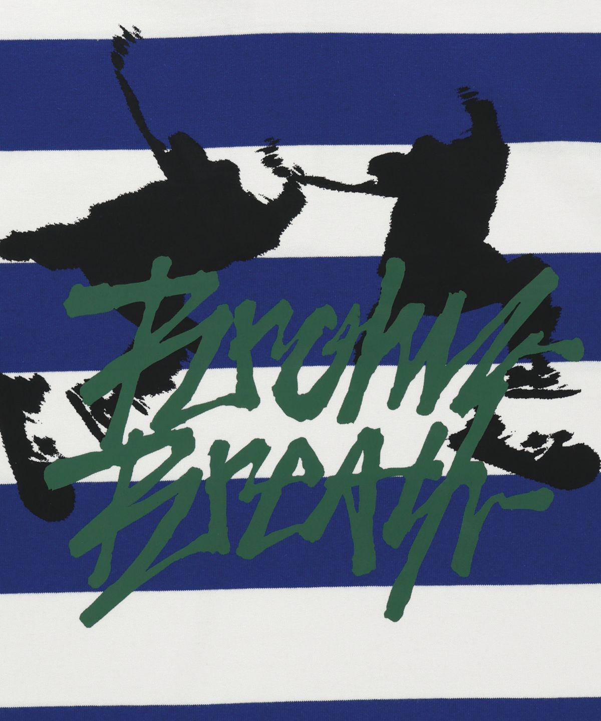 브라운브레스(BROWNBREATH) RUGBY STRIPE TEE - BLUE