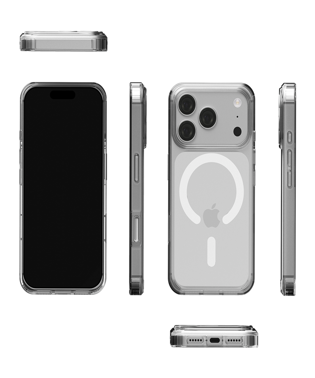 아이쉘(ISHELL) 1.5mm 에어그립 고투명 맥세이프 클리어 케이스