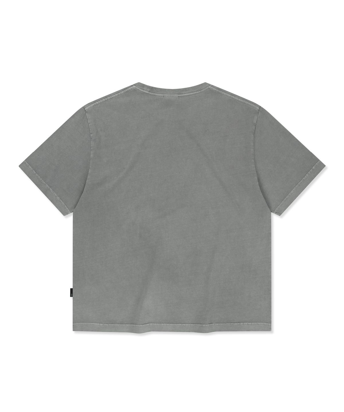 브라운브레스(BROWNBREATH) STAMP TAG PIGMENT TEE - GREY