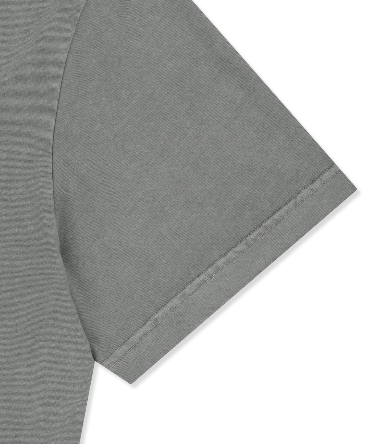브라운브레스(BROWNBREATH) STAMP TAG PIGMENT TEE - GREY