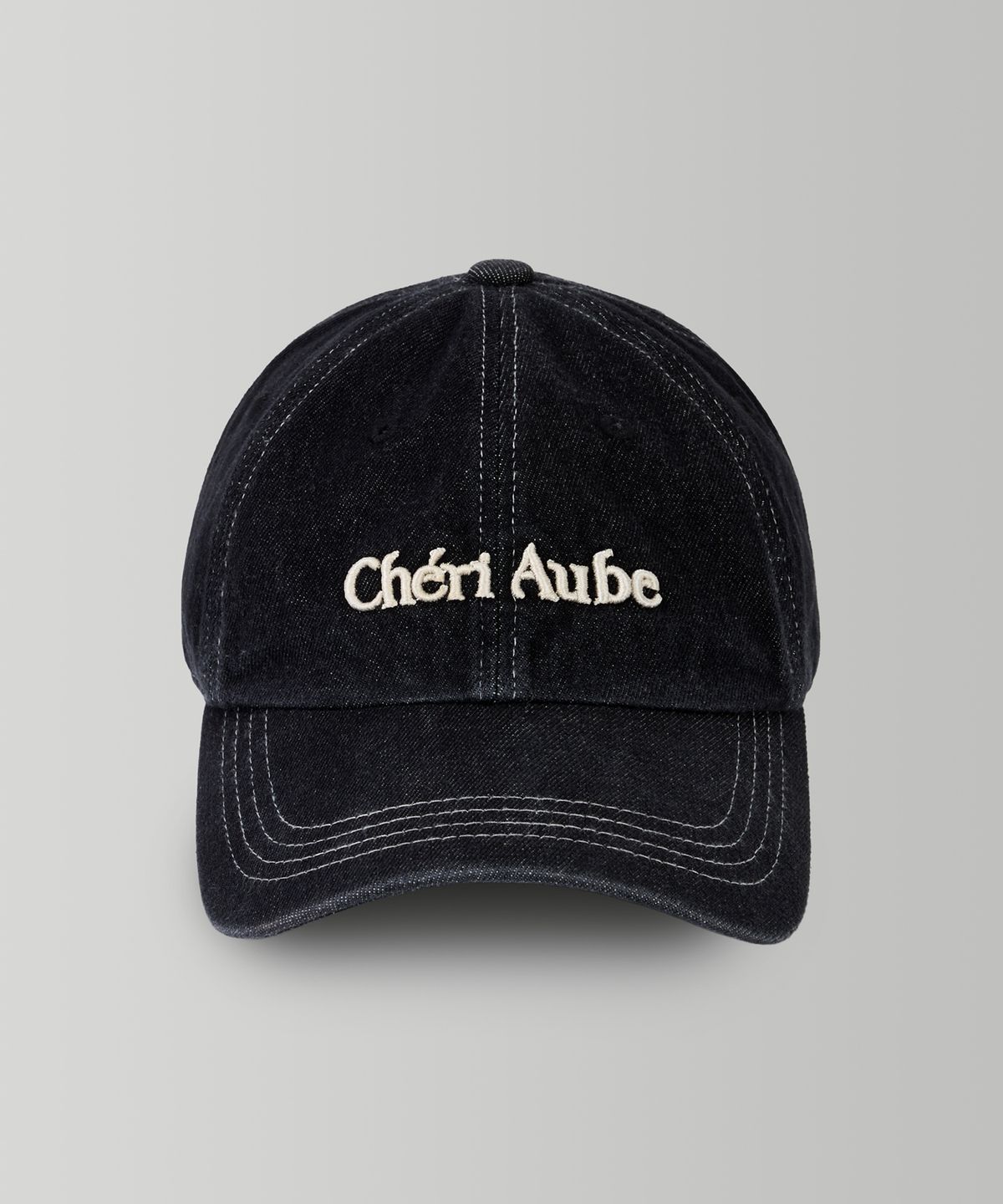 셰리오브(CHERI AUBE) 레브리 데님 볼캡-블랙
