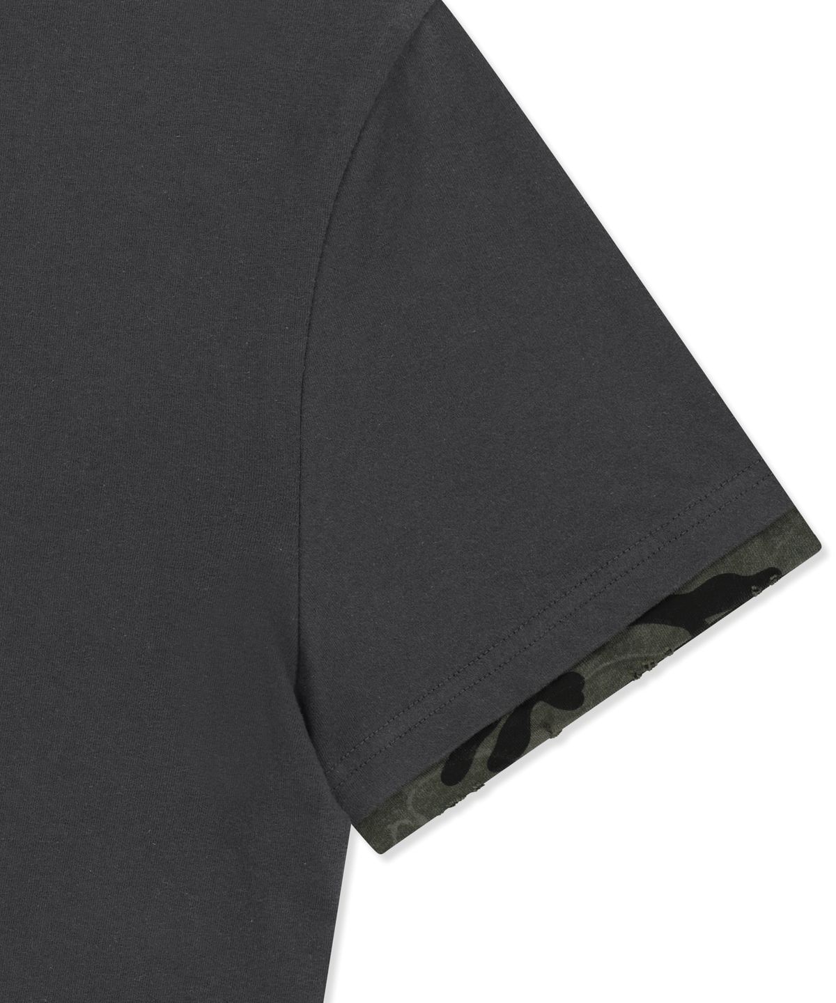브라운브레스(BROWNBREATH) ELIMINATE CROP TEE - CHARCOAL