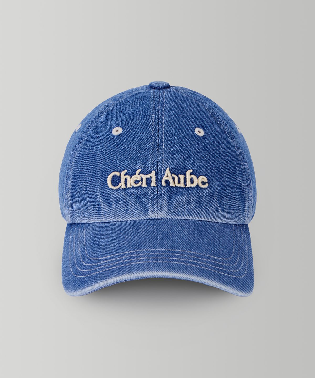셰리오브(CHERI AUBE) 레브리 데님 볼캡-인디고