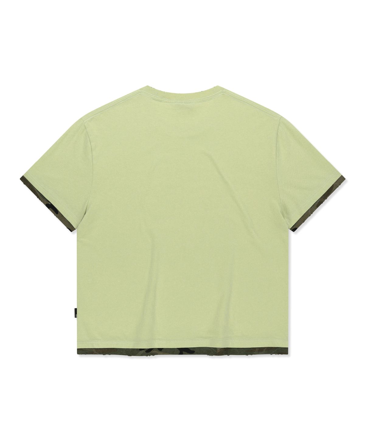 브라운브레스(BROWNBREATH) ELIMINATE CROP TEE - YELLOW
