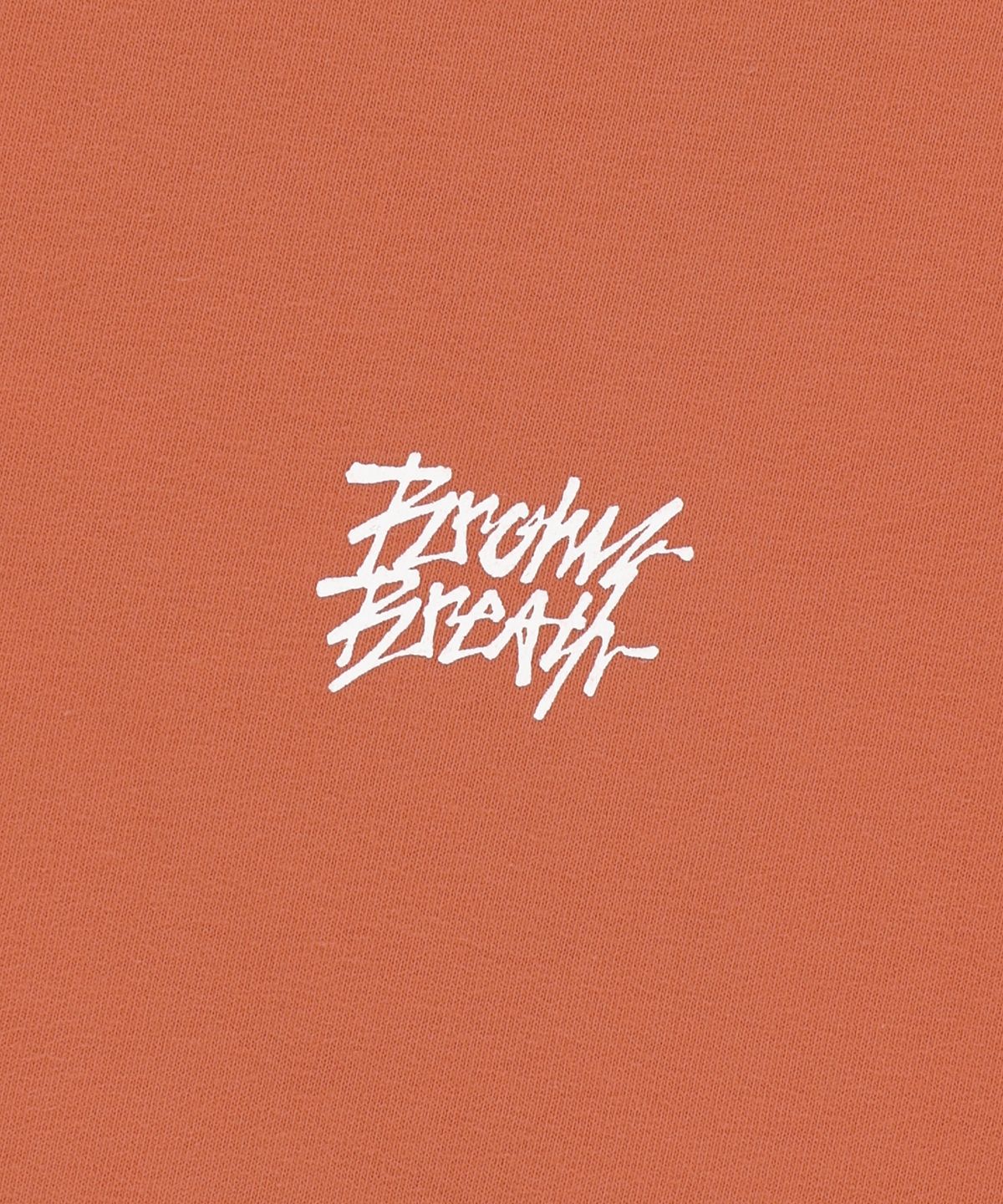 브라운브레스(BROWNBREATH) CRUSH TAG OLLIE TEE - ORANGE