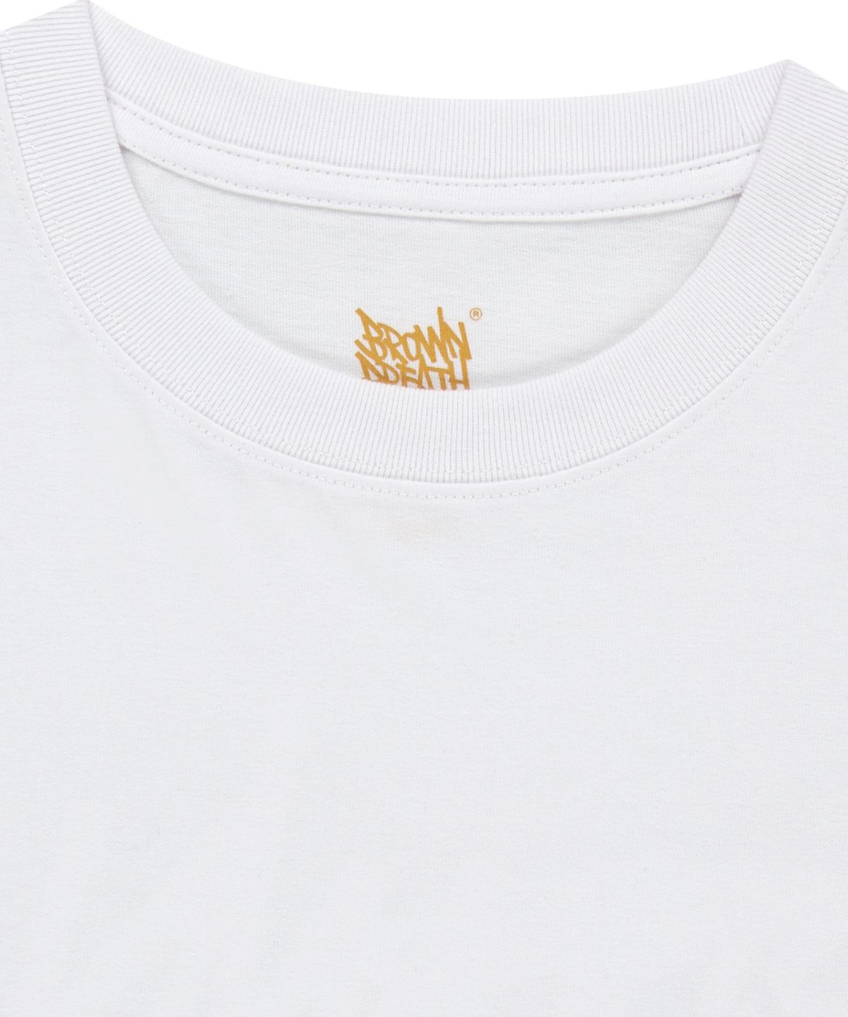 브라운브레스(BROWNBREATH) SPLASH TAG TEE - WHITE