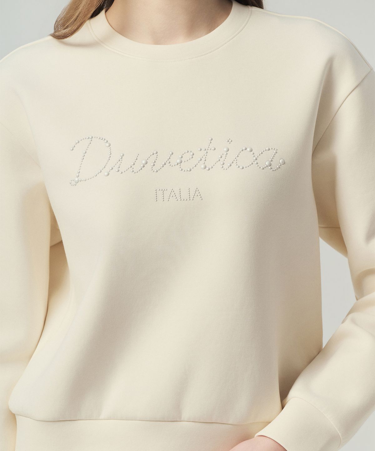 듀베티카(DUVETICA) 벨로나 맨투맨(크림)(여성 맨투맨)