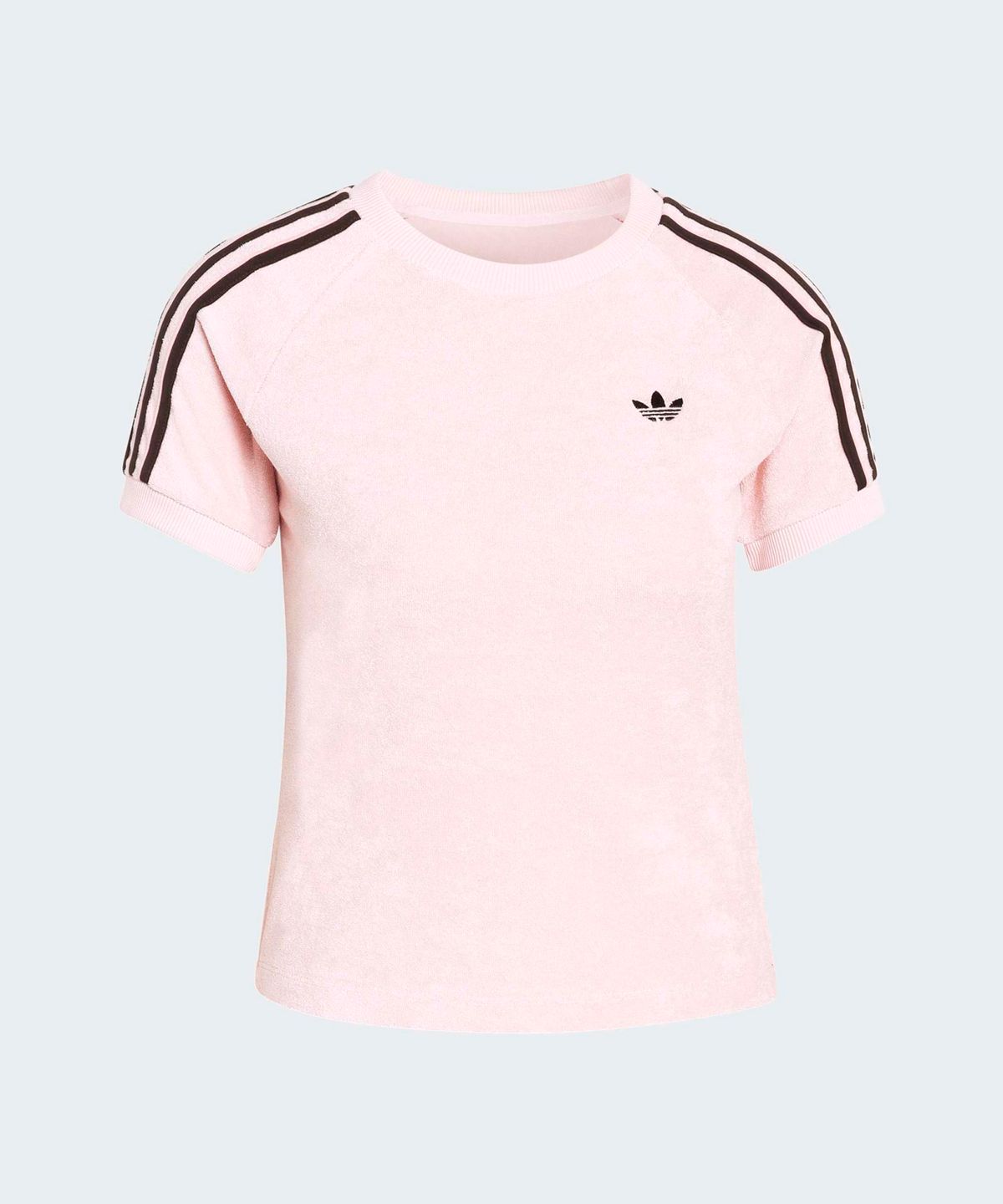 아디다스(ADIDAS) 테리 타월 캘리 티셔츠 - 샌디핑크 / KD1410