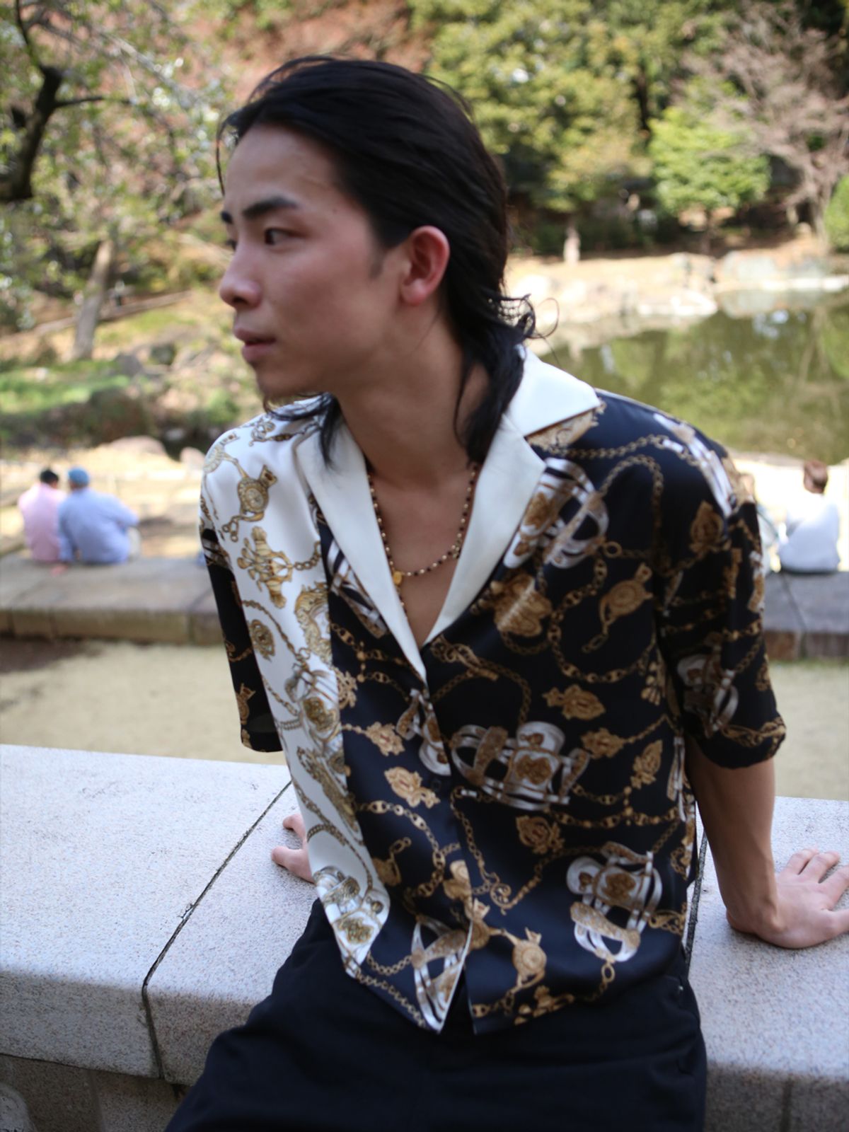 고저(GOZER) Dual Mono Chain Shirt