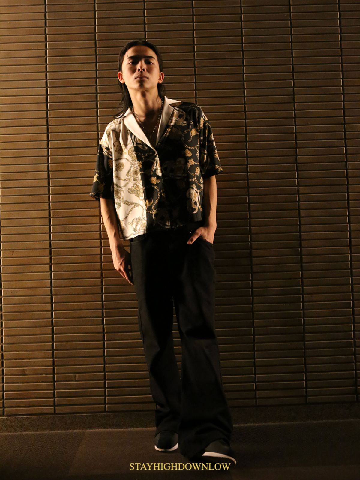 고저(GOZER) Dual Mono Chain Shirt