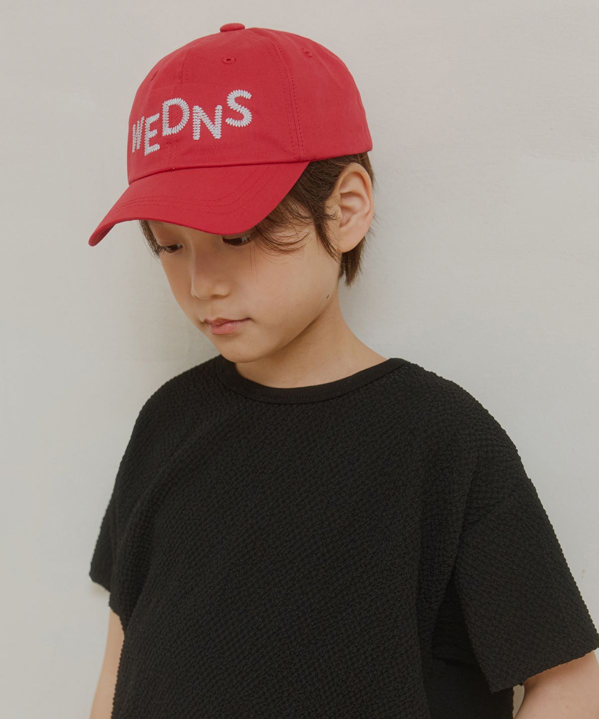 웬즈데이오아시스 키즈(WEDNESDAYOASIS KIDS) [Kids]웬즈 스티치 볼캡_4COLOR(WB6AC06)