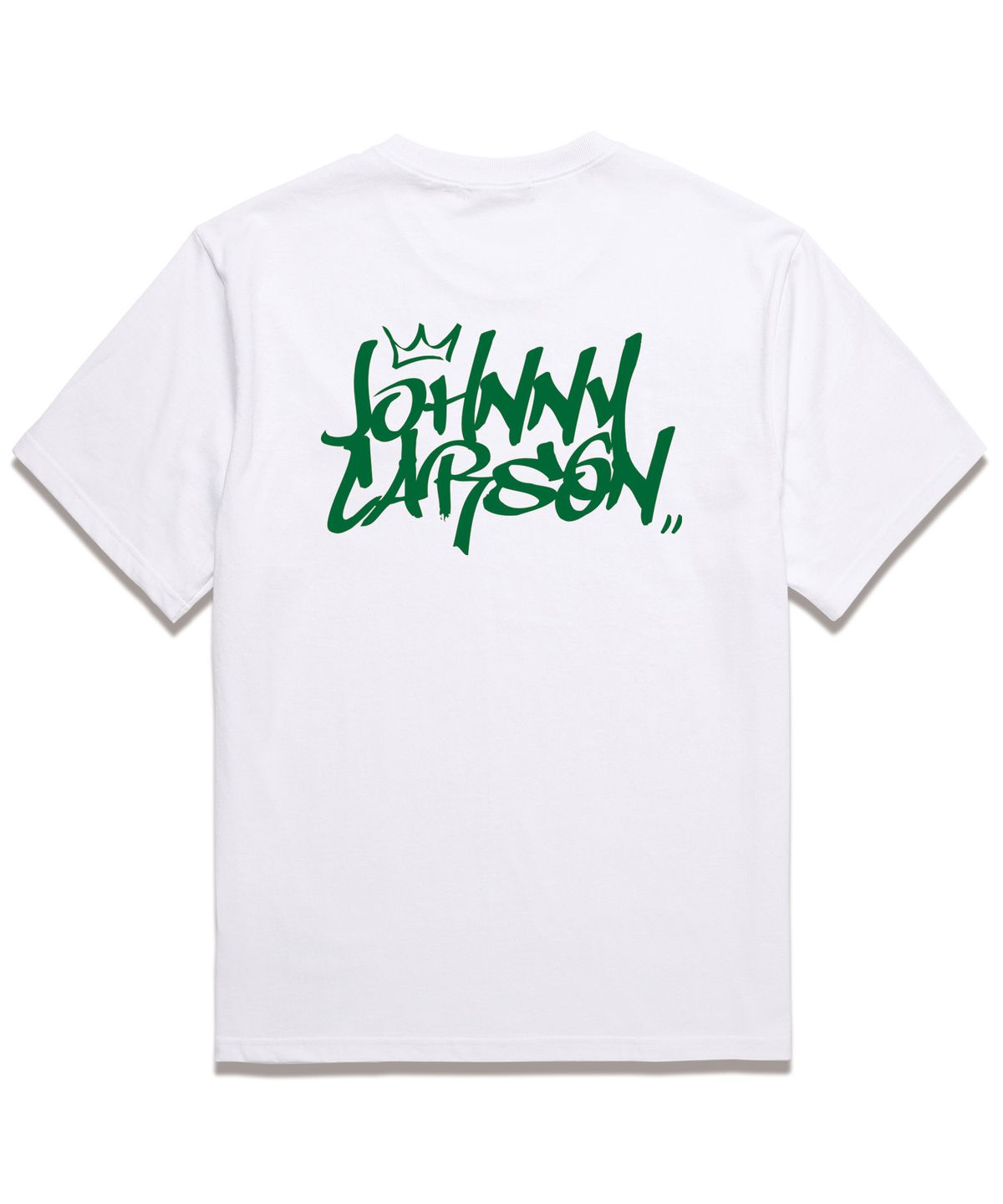 자니카슨(JOHNNY CARSON) Classic Graffiti Logo 반팔티셔츠 (JCSS102) 화이트/그린