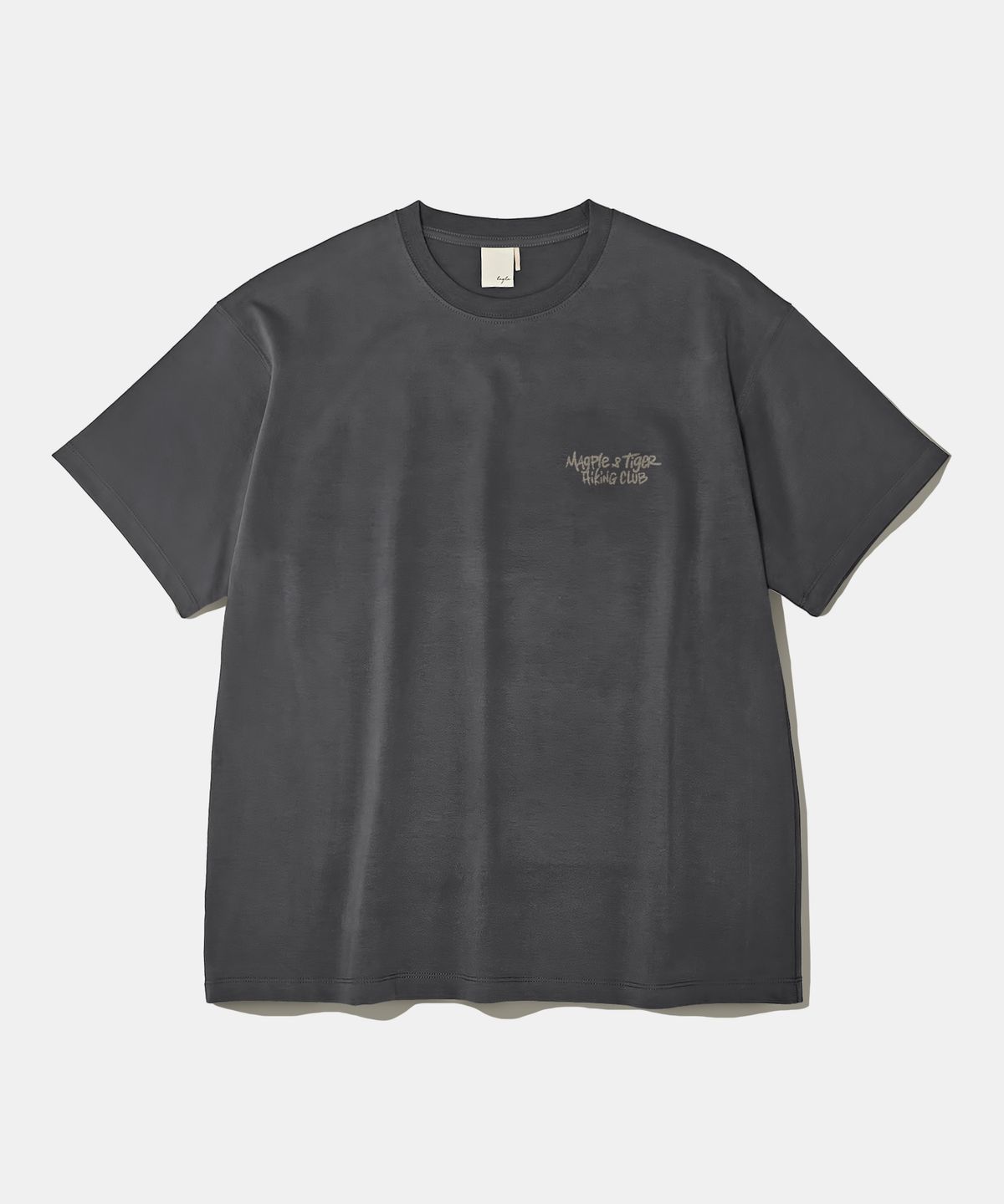 다이아몬드 레이라(DIAMOND LAYLA) [Machine Wash] KKAHO HIKING Short Sleeve T-shirt T105 Charcoal