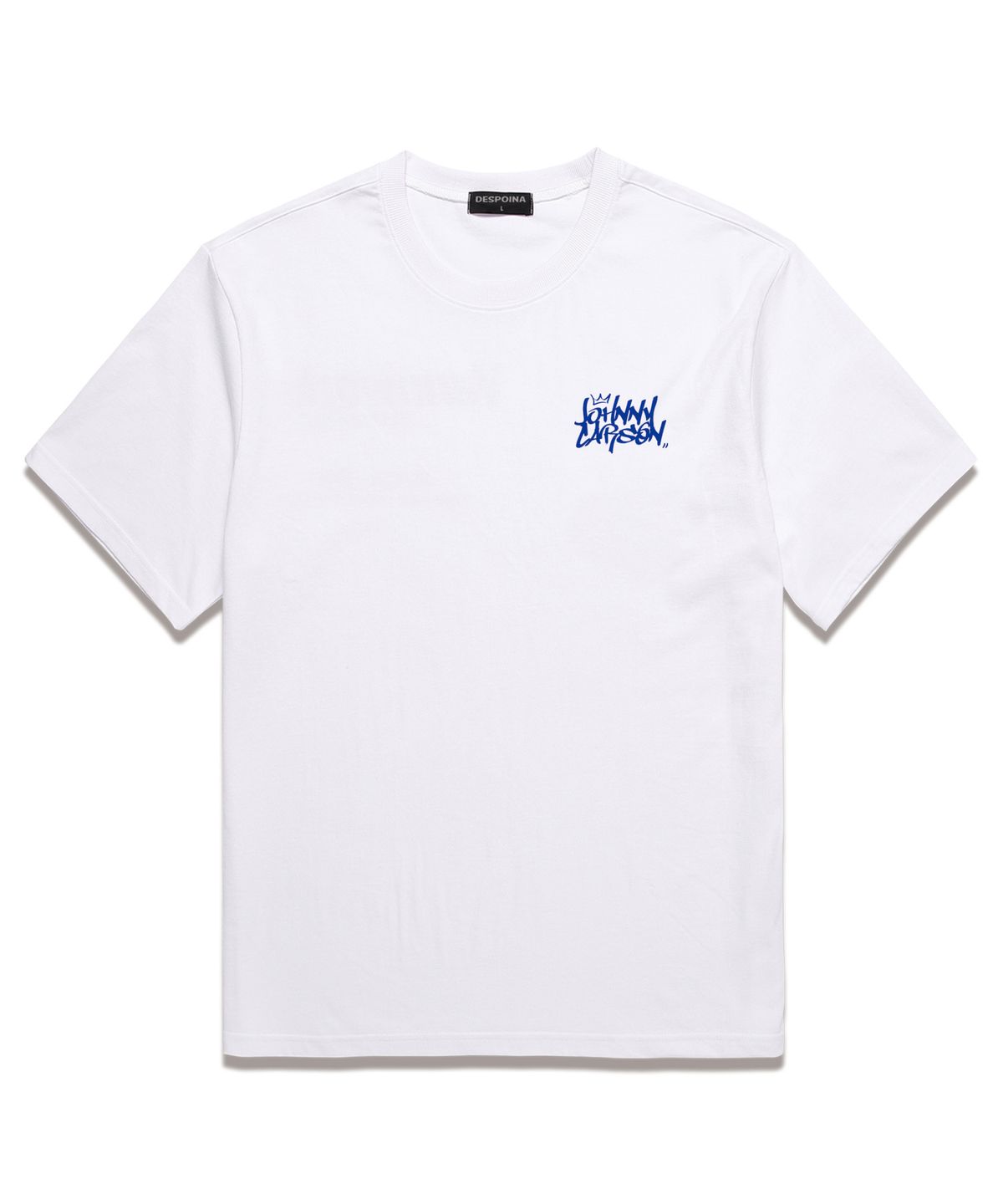 자니카슨(JOHNNY CARSON) Classic Graffiti Logo 반팔티셔츠 (JCSS102) 화이트/블루
