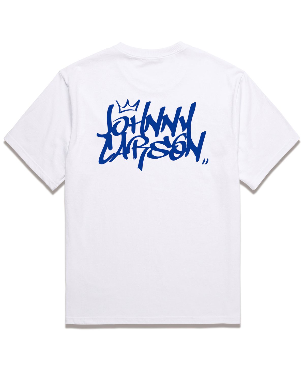 자니카슨(JOHNNY CARSON) Classic Graffiti Logo 반팔티셔츠 (JCSS102) 화이트/블루