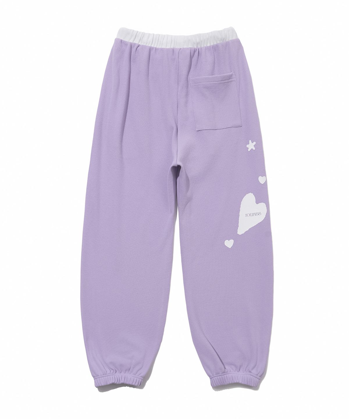 유희(YOUHEE) [3COLORS] GRAPHIC WAFFLE SWEAT PANTS